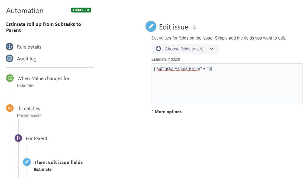 Estimate field roll up via Project Automation Rule.jpg