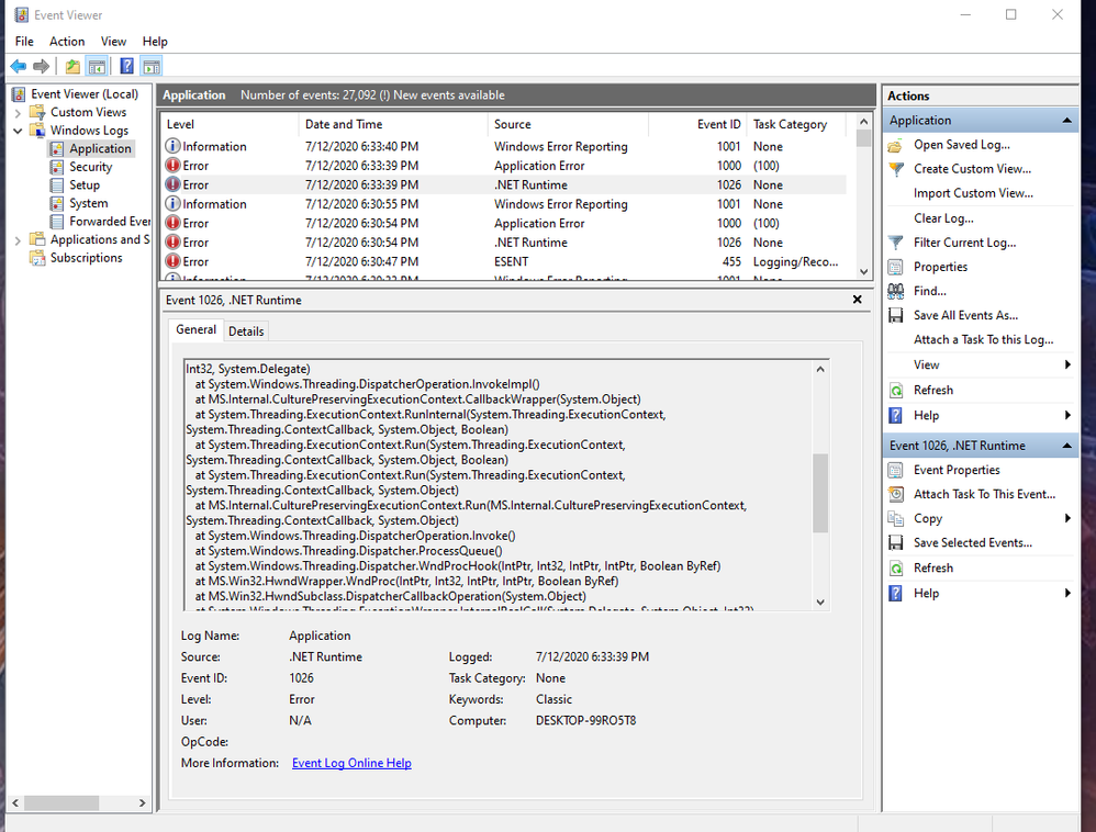.Net Runtime error2 source tree.png
