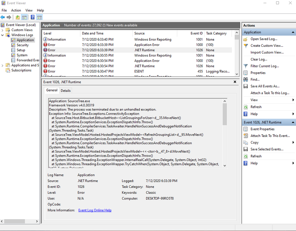 .Net Runtime error source tree.png