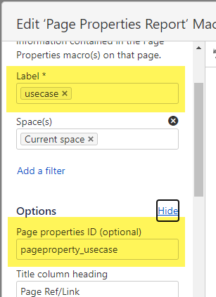 Page Properties Report parameters.png
