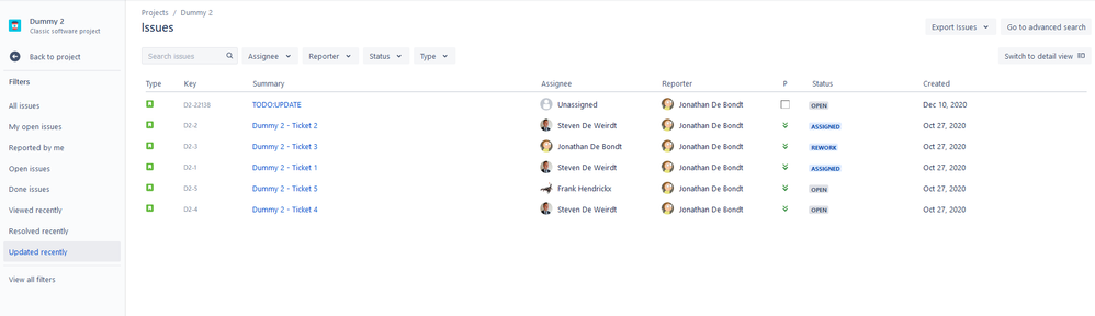 JIRA standard filters - Recently updated.PNG