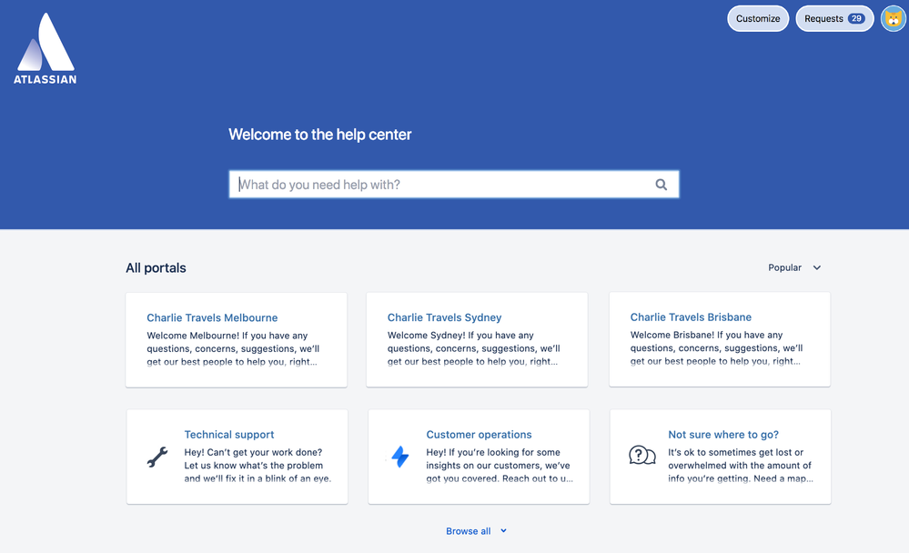Jir Service Management Help Center.png