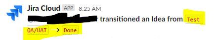 Jira Slack integration result.JPG