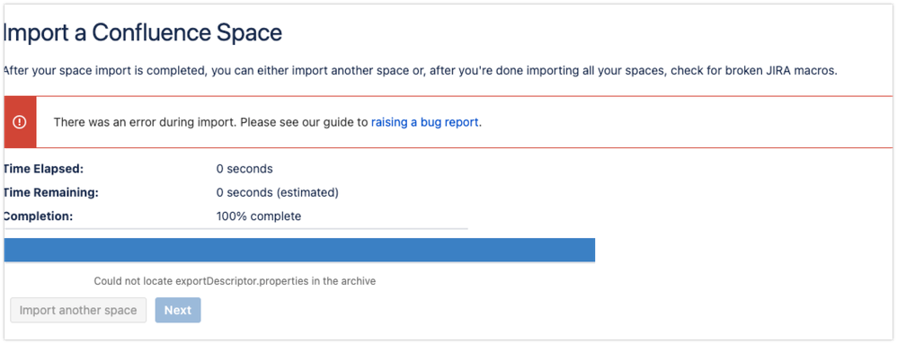 ConfluenceSpaceImportErrprt.png