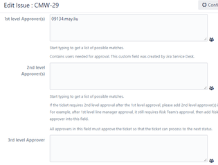 2nd & 3rd level approver is empty.PNG