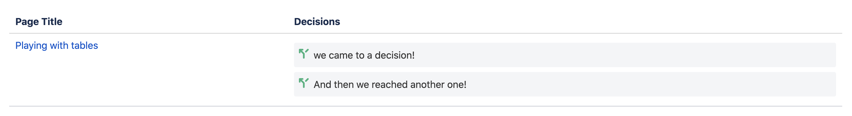How to create a decision task?
