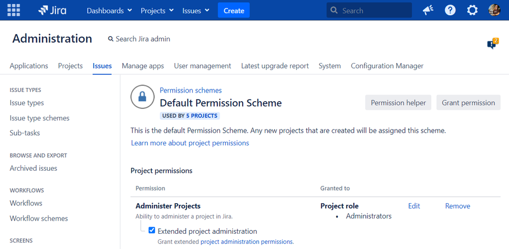 extended-project-administration