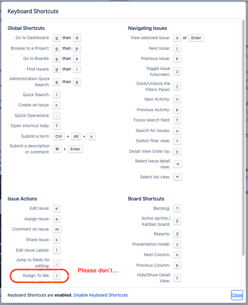 Jira shortcuts - can I disable_.png