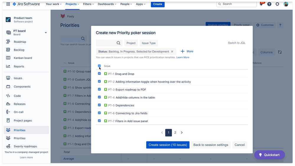 priority-poker--create-session-select-issues.png