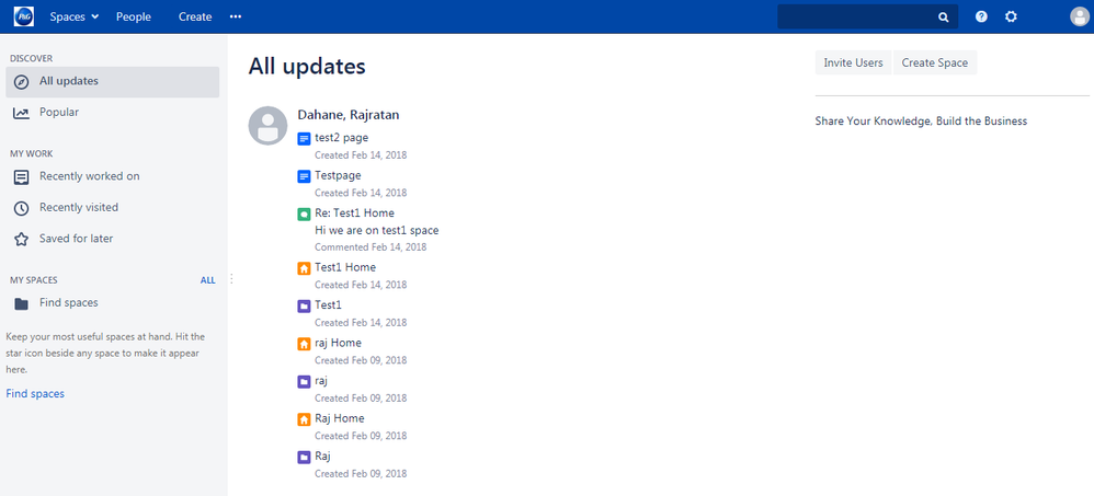 Confluence v670 home page.png