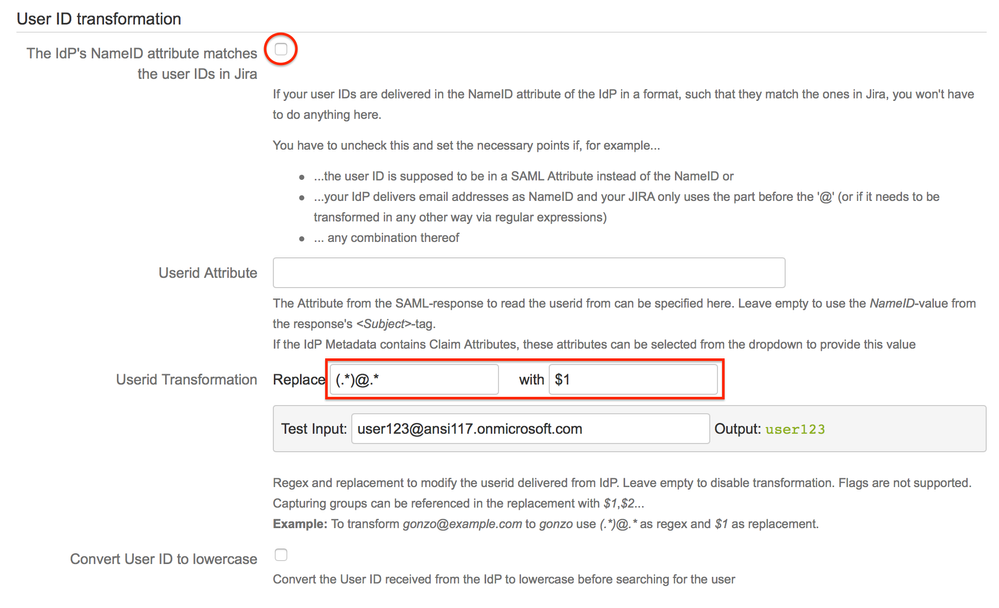 UserId transformation dropping domain part.png