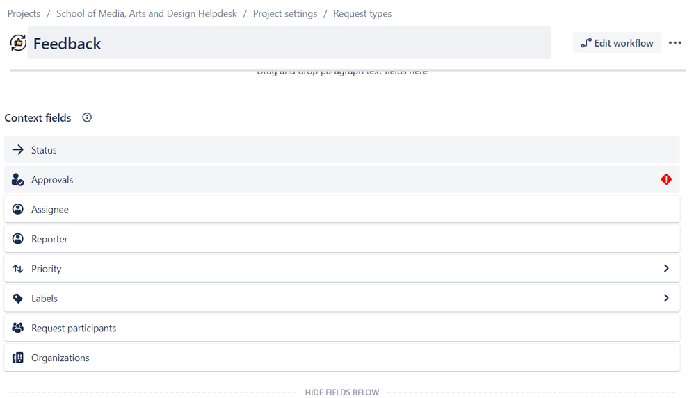Feedback request type context field error.PNG