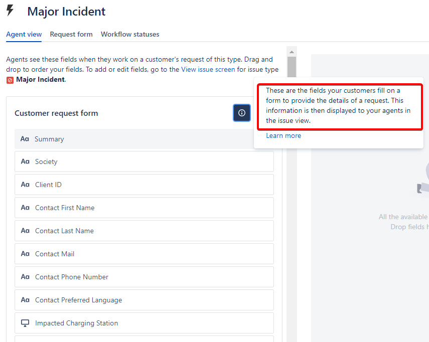 How to move a request field into a tab on issue vi...