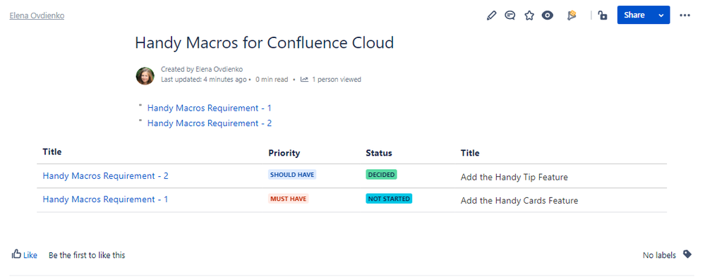 page with the page properties report macro has dynamic statuses.PNG