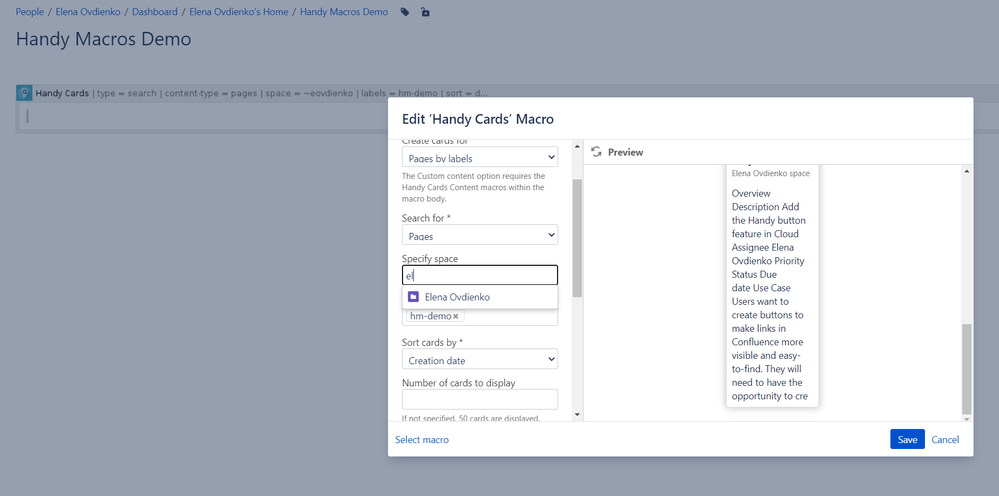 Specify the space when inserting Handy Cards for pages by labels.PNG
