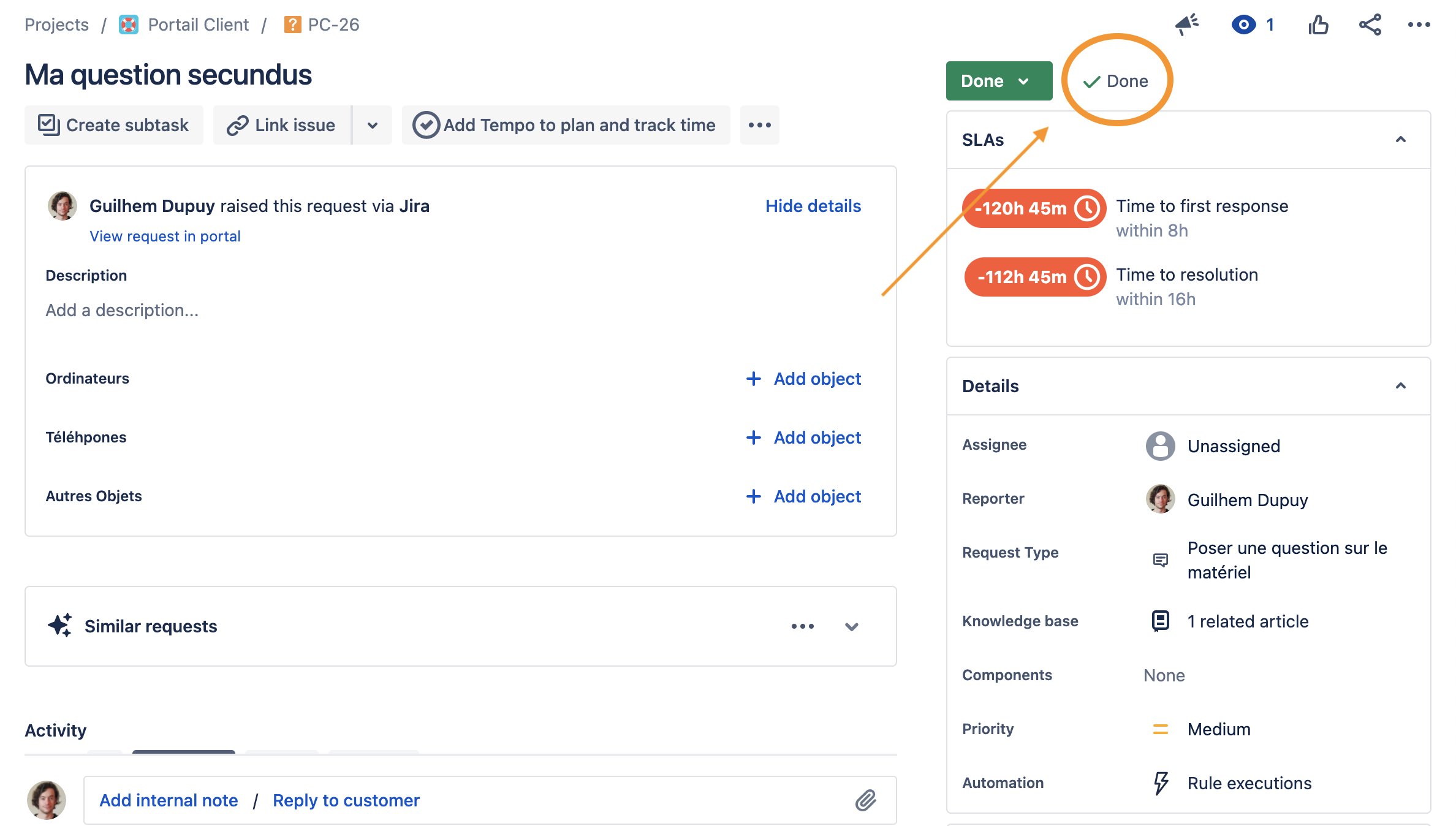 user workload report