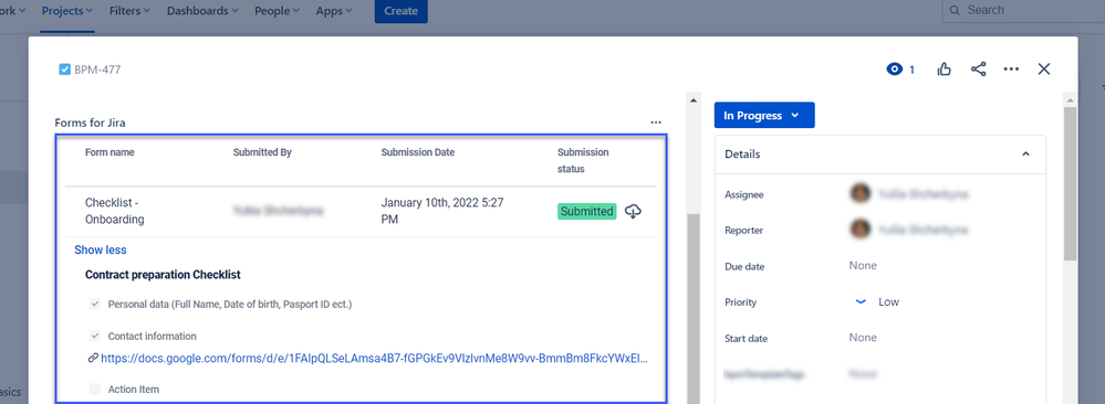 submitted form in issue.png