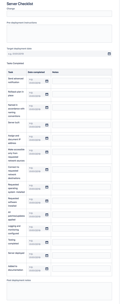 New Server Checklist - ITSM Forms Use Case- Change Management - Normal Change.png