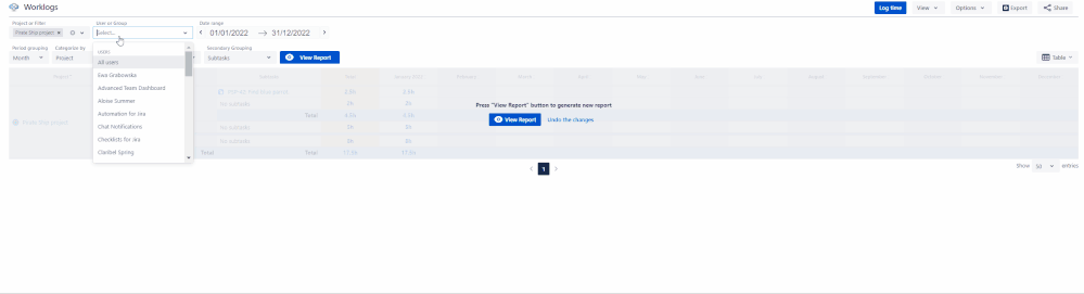 Open Jira issue from report.gif