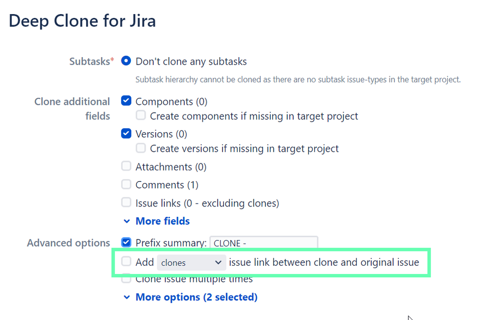 deep-clone-jira_remove-cloned-issue-link.png