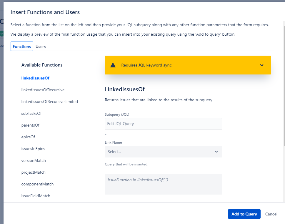 Solved: Can't use issueFunction in script runner enhanced ...