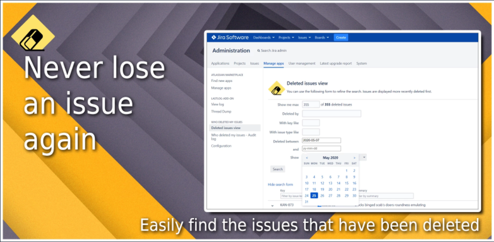 keep track of deleted issues.png