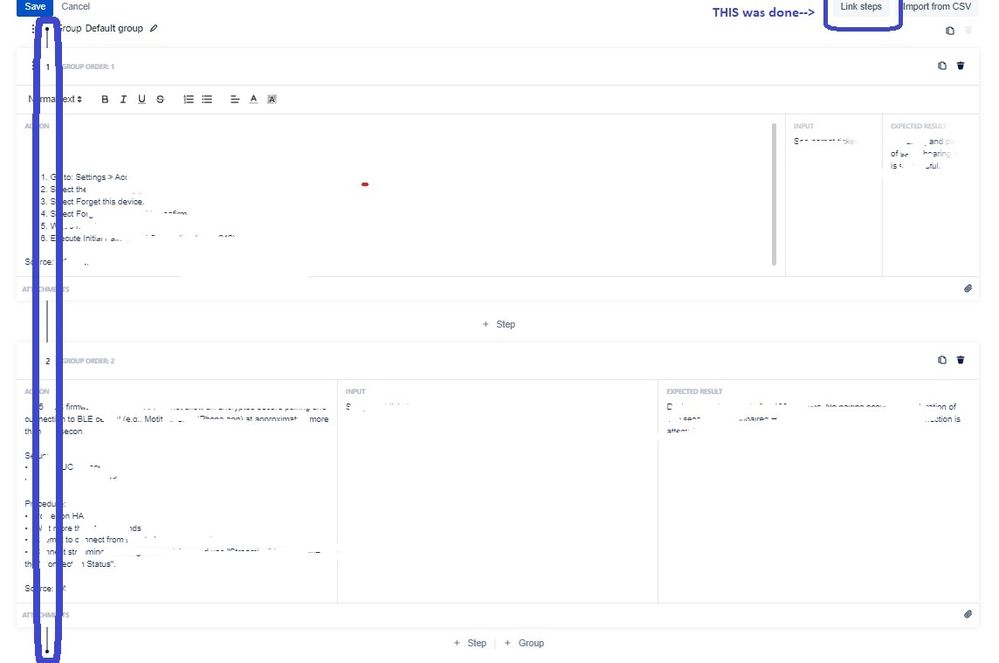 Asking how to remove linking grouped steps to another Test Case ID_Atlassian JIRA Community.jpg