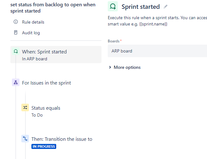 Set staus from backlog to open.PNG