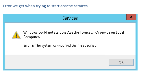 Apache Tomcat JIRA services error.PNG