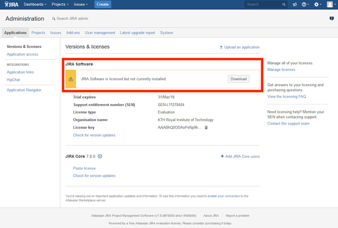 jira installed-softwarenot.png