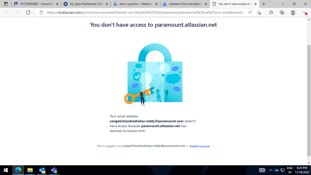 Not able to access JIRA.PNG