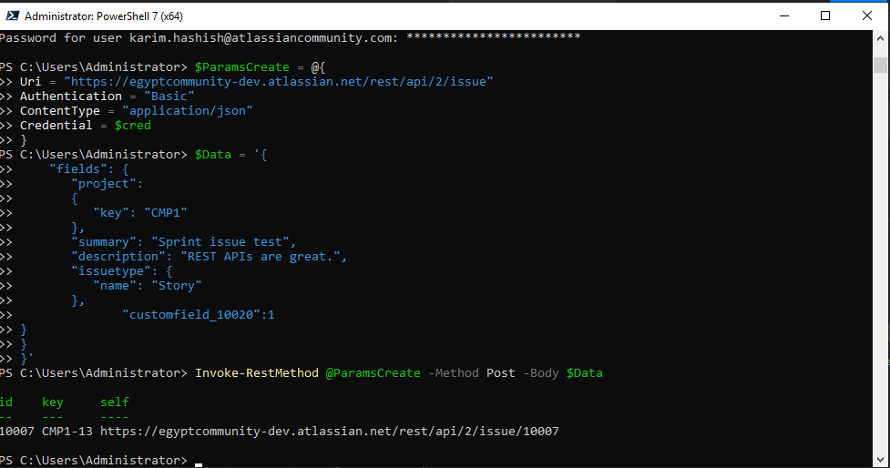 Create-issue-in-sprint-restapi-powershell.png