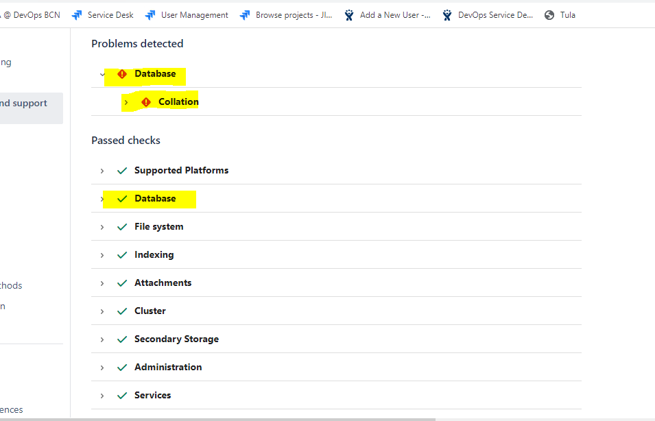 DXC JIRA DataBase check.PNG