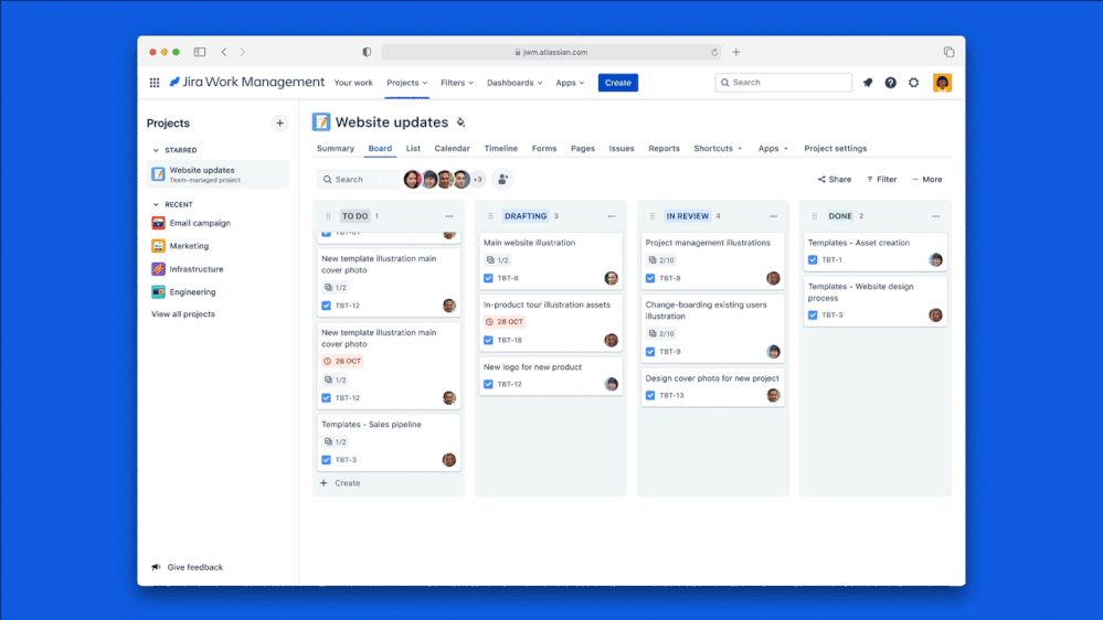 Creating issue from Board.gif