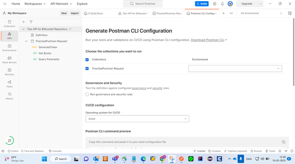 Postman CLI configuration part 1 for postman.png