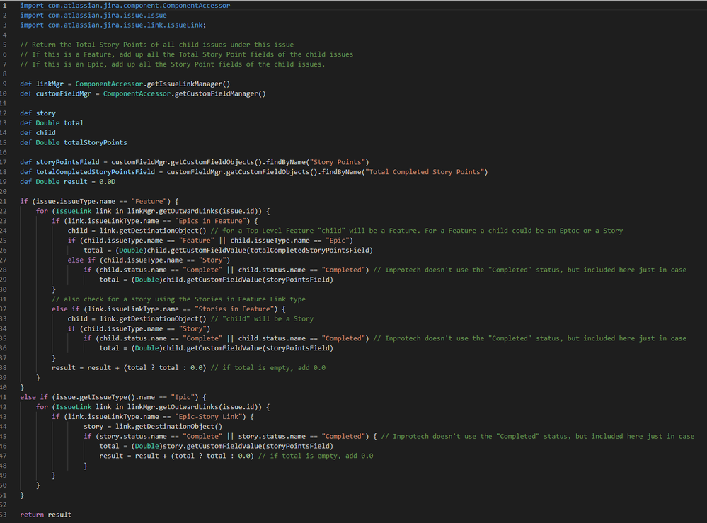 Total Completed Story Points script.png