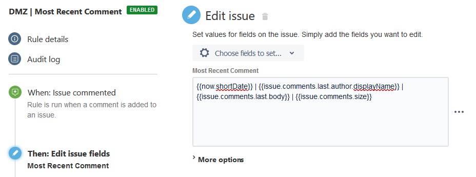 How to get last comment in filter or JQL? - Atlassian Community
