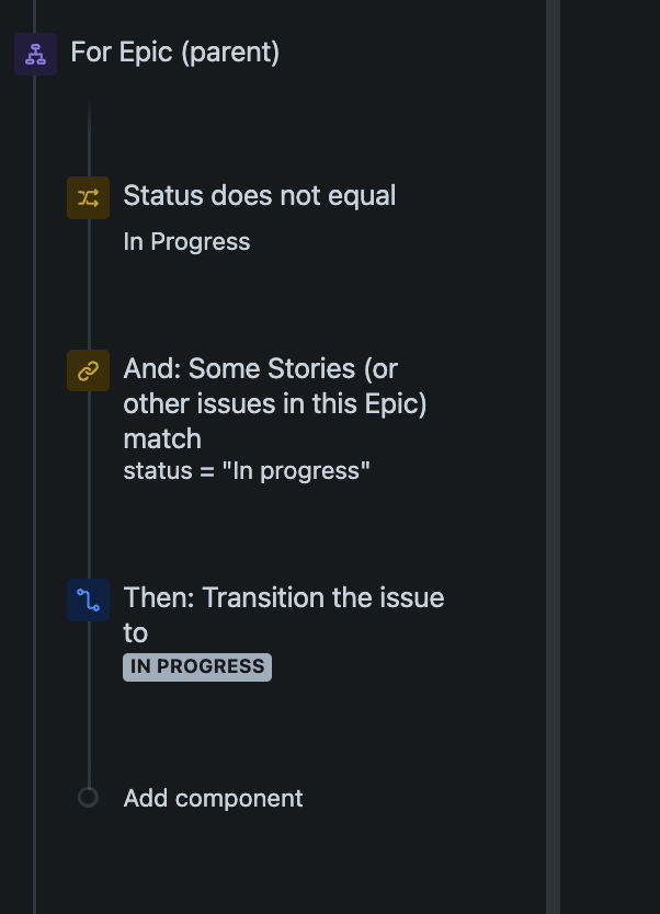 Solved: Automation: Transition Epic in tandem with child i...