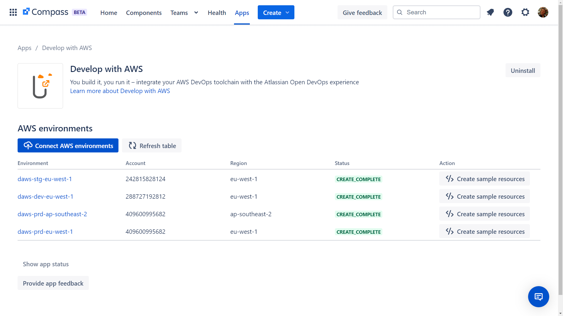 Introducing Develop with AWS for Compass - Atlassian Community