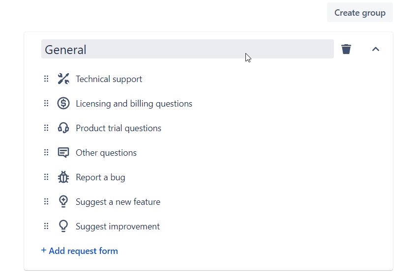 2023-05-02 17_07_26-Esther's Service Desk - Portal settings - Service project - The Jira of Champion.png