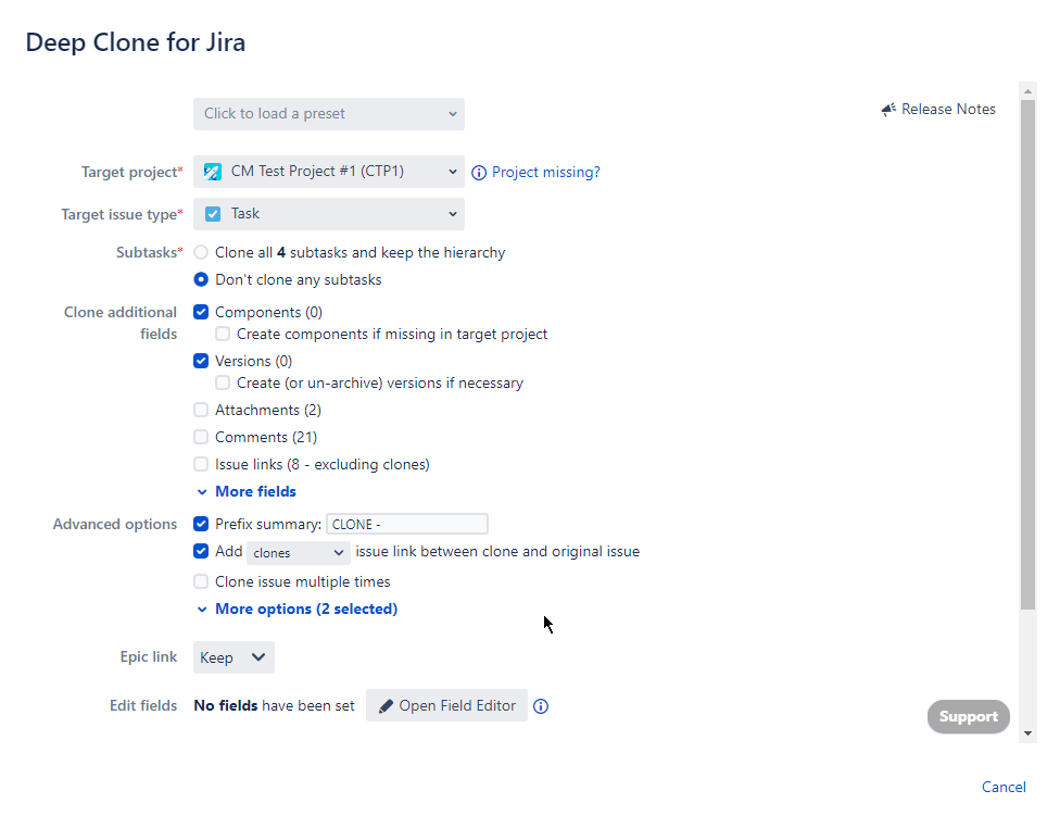 Deep Clone Jira_Set Epic Link.gif