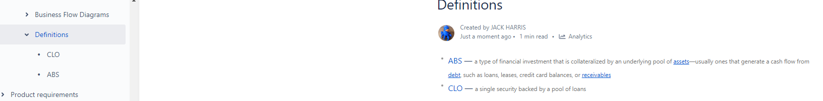 Building a dictionary and using tooltips