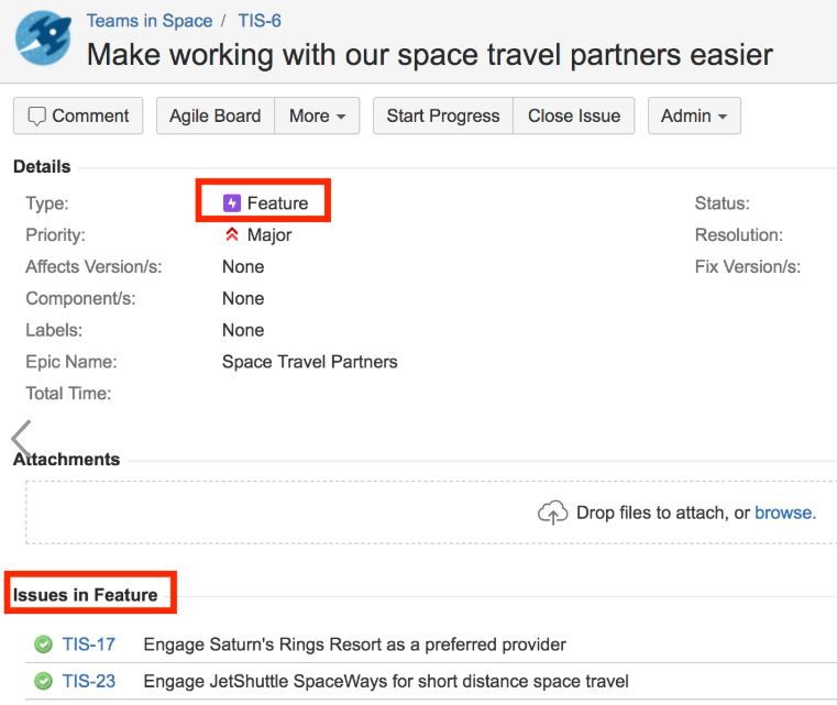 Easily change epics to features.JPG