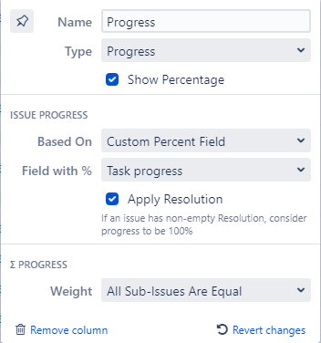 Progress column parameters.png