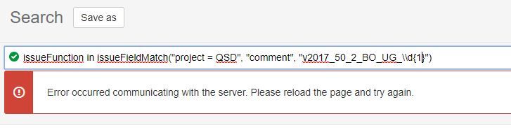 Errormessage on scriptrunner search options.JPG