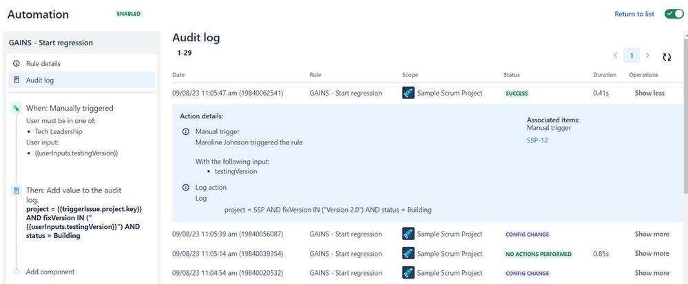 start regression log jql result.jpg