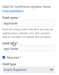Solved: ConfiForms smart select Field to use as calendar e...