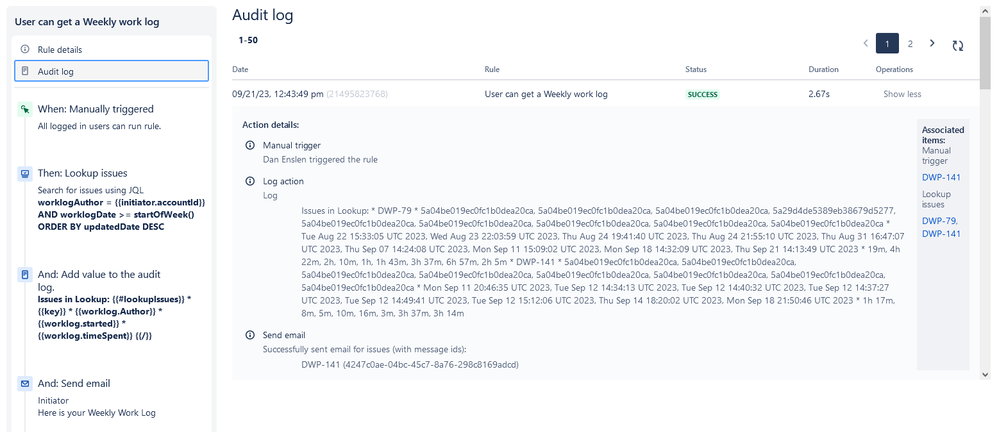worklog automation audit_expected Log Action results.png
