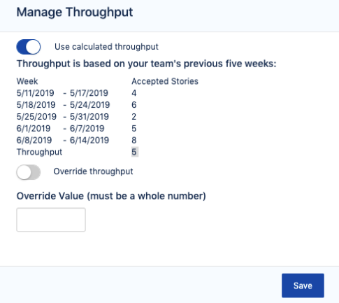 Solved: How to adjust date range in the Manage Throughput ...