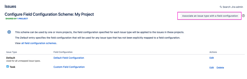 Associate issue type with field configuration.png